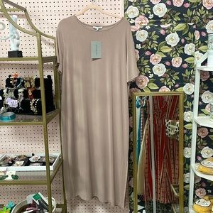 Very soft mauve dress